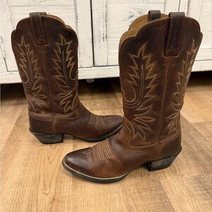 Women’s Ariat Brown Leather Cowboy Boots size 6.5